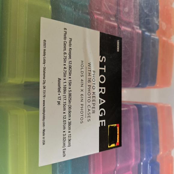 Colorful Storage Box with Compartments - Picture 3 of 8